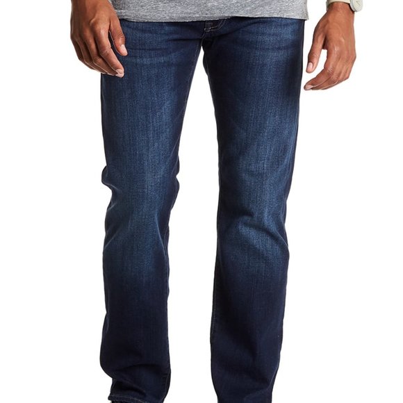 New: Mavi Jeans Zach Straight Leg, Deep Blue - Picture 4 of 5